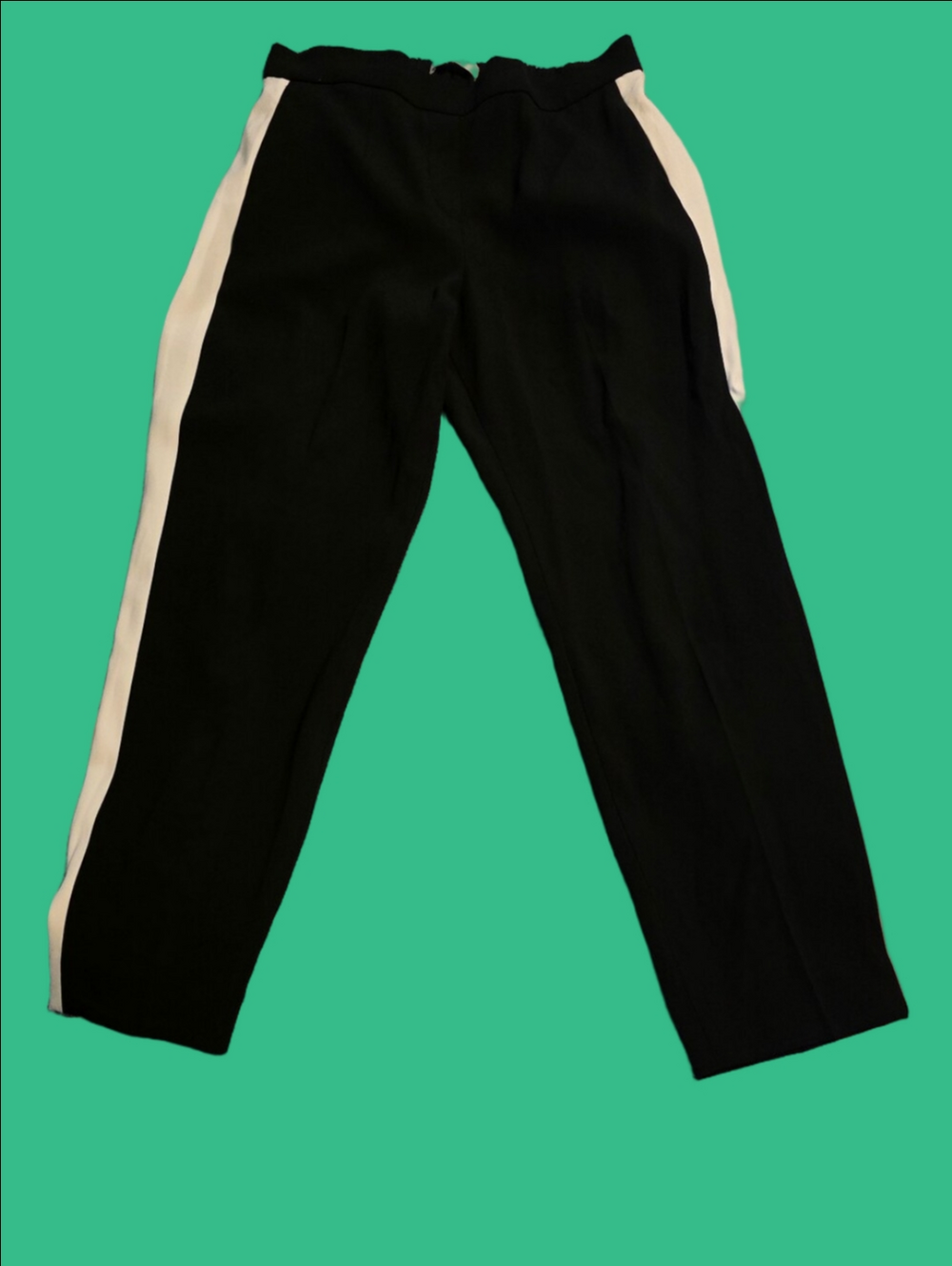 4/$97 Deal! Babaton Black Trousers with White Side Panels